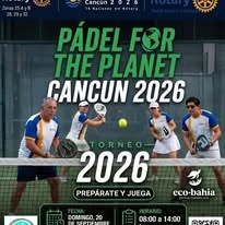 Imagen promocional de Pádel for the Planet Cancún 2026
