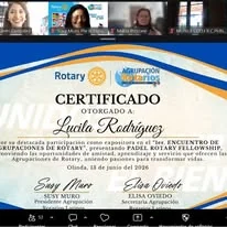 Reconocimiento de compañerismo y actividad